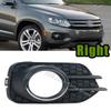 Правая Для VW Tiguan 2012-18 US Version Накладка на решетку противотуманной фары Соты