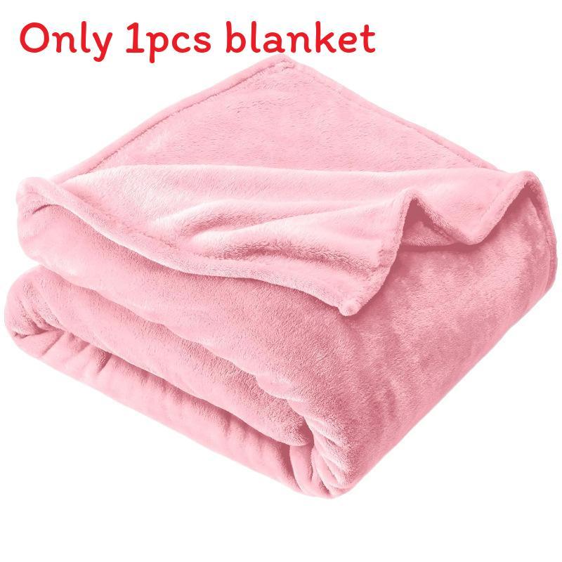 Плюшевое одеяло легкого дизайна для декора гостиной