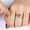 Простое романтическое кольцо для объятий, женское открытие, модное креативное блестящее золотое кольцо для пары, подарок на день Святого Валентина
