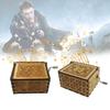 Harry Potter And The Sorcerers Stone Wooden Music Box With Carving For Gift Giving Special Characters Included