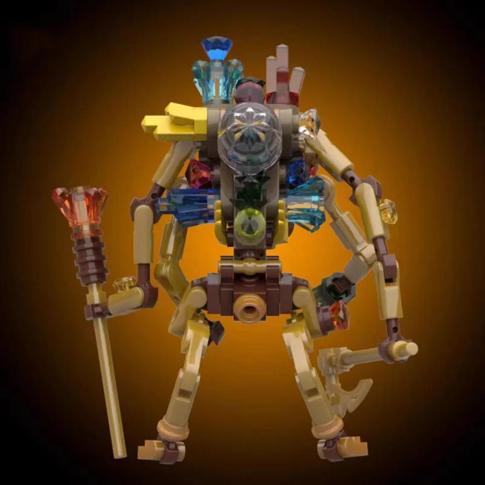 MOC Собиратель драгоценных камней Детская головоломка Конструктор Игрушка Подарок
