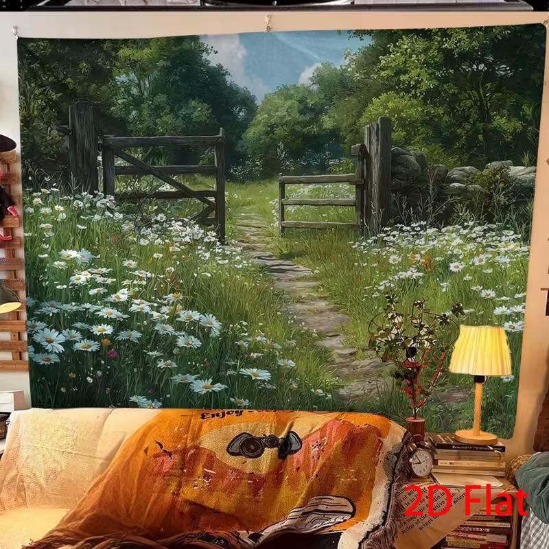 Двумерный фон «Весенний луг» для фотосессий на открытом воздухе и на природную тематику