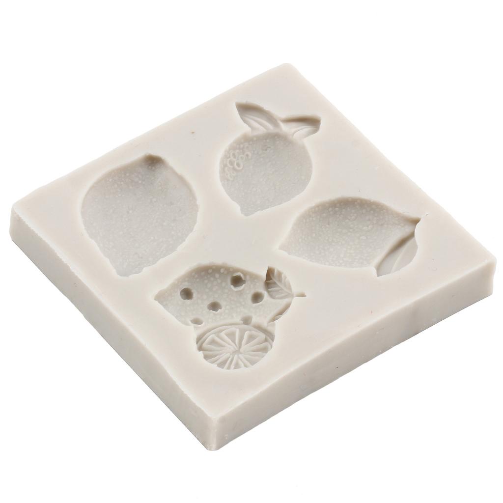 Силиконовые формы с лимоном, летние формы для фруктовой помадки, формы для лимонных конфет, смолы, глины, инструменты для украшения торта, шоколада, формы для мастики