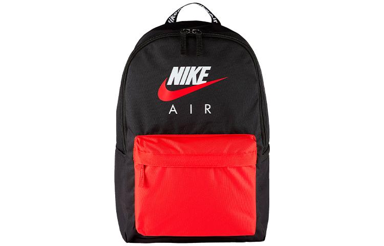 Nike Рюкзак Heritage Polyester Regular Унисекс Черный Красный CW9265-011