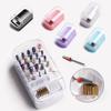 30-Hole Nail Art Grinding Head Cleaner and Storage Box
