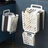 Folding Dirty Clothes Basket Wall-mounted Dirty Clothes Storage Basket Home Dirty Clothes Basket Bathroom Storage Basket