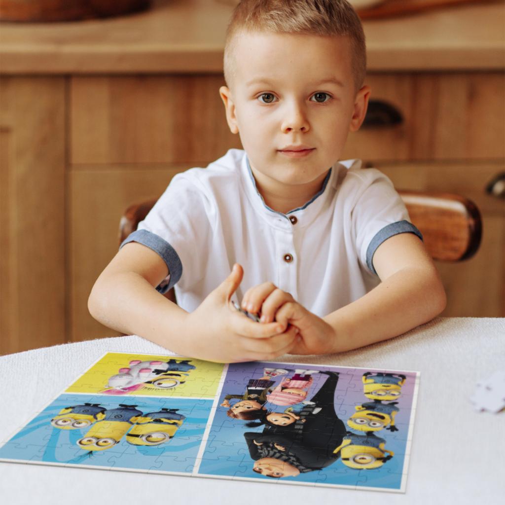 Puzzle Minionki Minions 80 Elementów Układanka Kolorowa I Wesoła Dla Dzieci