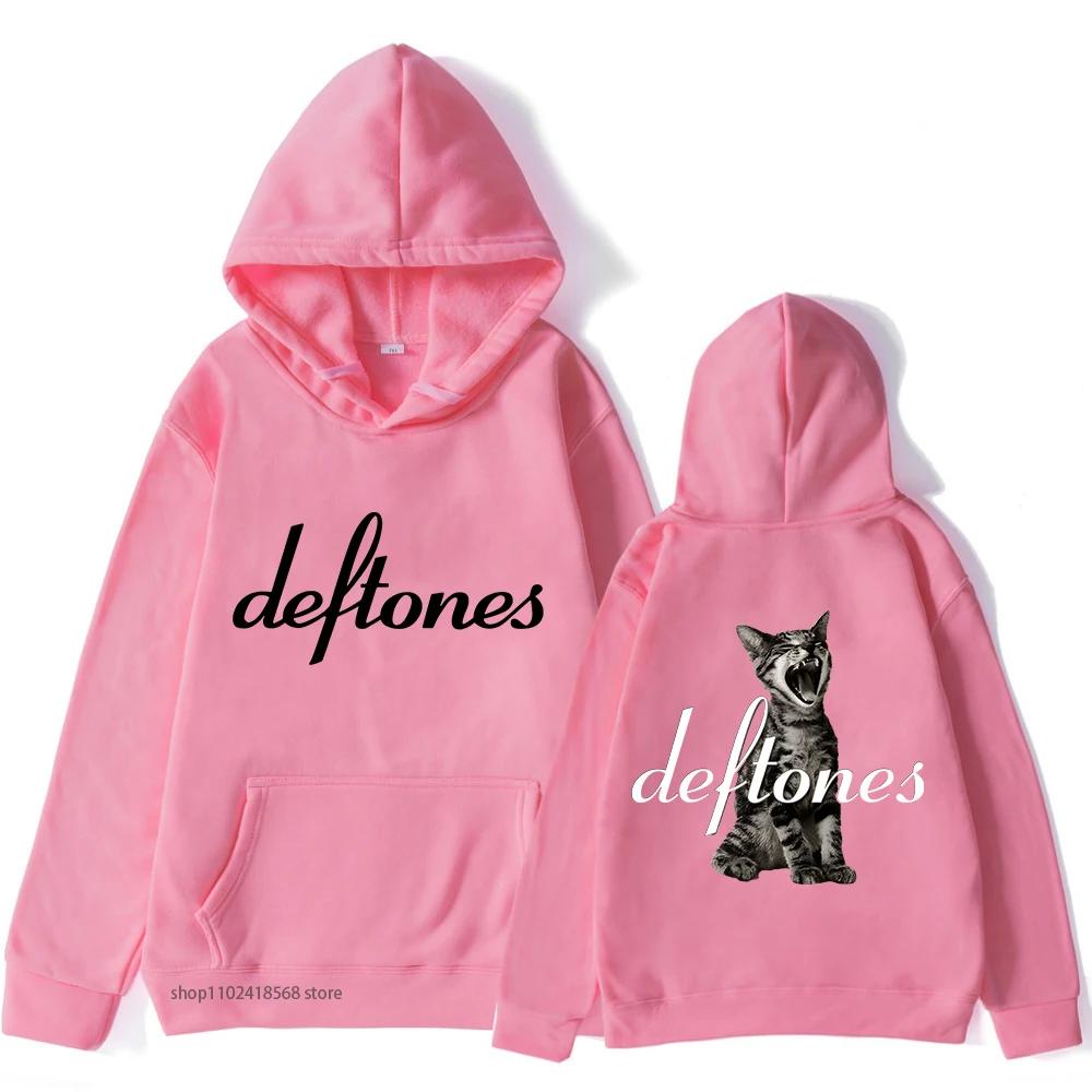 Толстовки Deftones для мужчин Around The Fur Tour Band Толстовка женская ретро-гранж уличная одежда унисекс с длинным рукавом