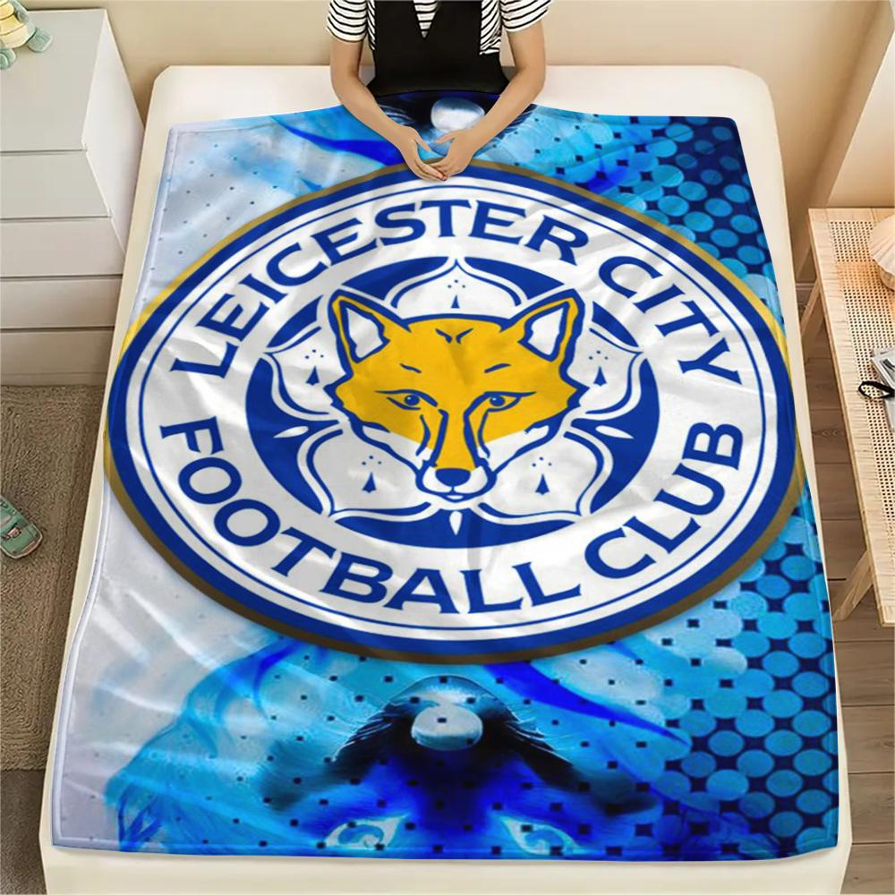 1pc leicester city Print Flannel Blanket, High quality Comfortable for All Seasons, Home Decor, Warmth and Comfort, Perfect for Christmas Gifts70