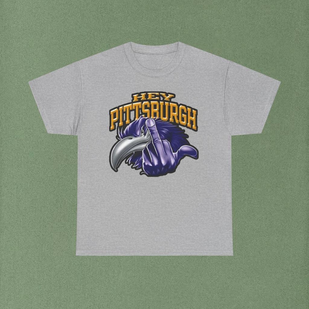 Baltimore Ravens “Hey Pittsburgh” Graphic T Shirtgray