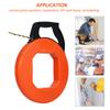 Electrical Wire Puller 100FT Polyester Electrical Fish Tape, Fish Tape Wire Puller with High Impact Case Cable Retractable Aid