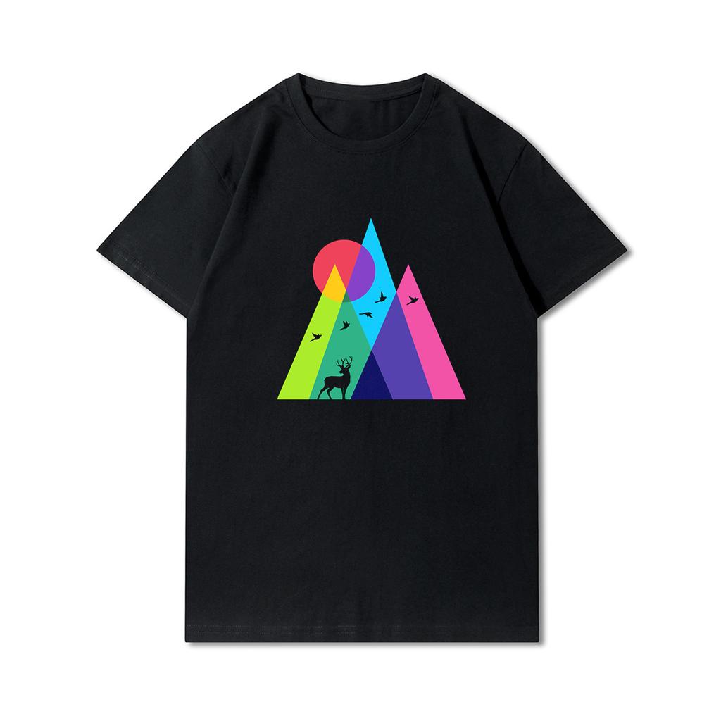 Летние футболки больших размеров с 100 узорами для женщин, повседневные топы с короткими рукавами и принтом животных, футболки из 100% хлопка с круглым вырезом