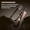 Алюминиевый сплав рамка роскошный тонкий чехол для iPhone 16 Plus 15 Pro Max 14 Pro 13 противоударный внутренний силиконовый чехол для телефона