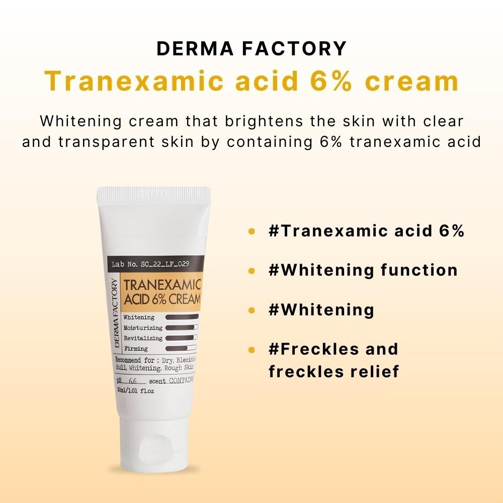 Крем Derma Factory с транексамовой кислотой 6% 30 мл