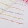 10pcs 14K Gold Bag Color Retention Love Chain Heart Necklace Diy Handmade Work In Progress Bracelet Necklace Accessories
