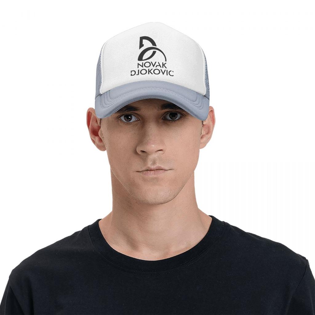 Summer Sun Hats for Tennis Player Novak Djokovic Logo Accessories Merch Baseball Cap Top Empty Sunscreen Hat Adjustable