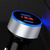 Car Charger Dual Usb 3.1A Adapter Led Voltmeter Display For Iphone Samsung