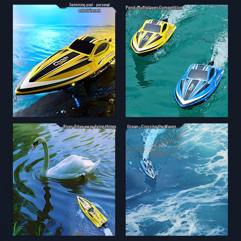 Новая высокоскоростная лодка на радиоуправлении HJ818 для детей