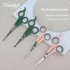 7-Inch Curved Pet Grooming Scissors - Flat and Trimming Scissors for Pet Hair