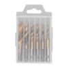 6pcs Titanium Coated Threaded Drill Taps HSS 4341 Drill Tap Set Durable Screw Drill Tap  Drilling