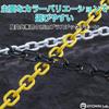 RYOHIN Lab. Plastic Chain, Parking Lot No Trespassing, Plastic Chain, Stand, Link Chain, Lock, 15m Long (Black)