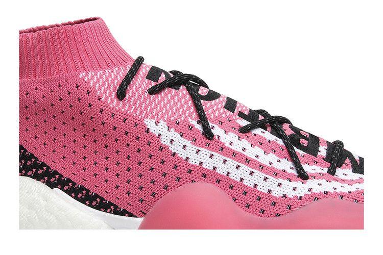 Мужские кроссовки adidas Crazy BYW LVL X Pharrell Ambition Розовый Меловой Розовый/Белый/Черный