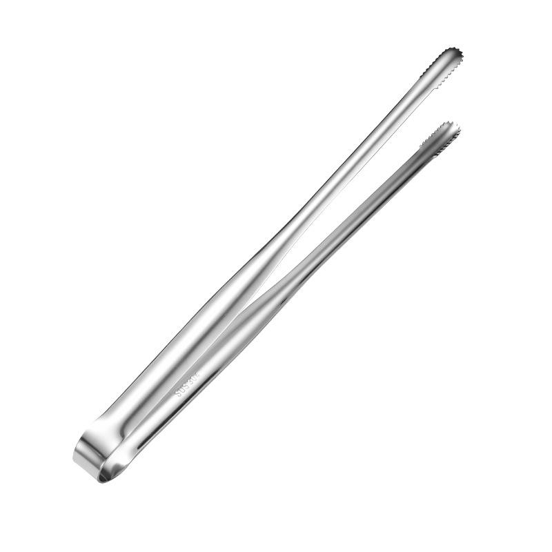 Корейский стиль 304 Нержавеющая сталь Зазубренные щипцы для барбекю и хлеба