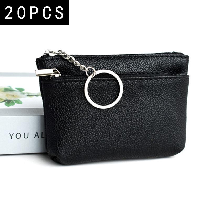 Coin Purses Women PU Leather New Small Mini Soft Surface Fashion Key Bank Card Coin Small Wallet