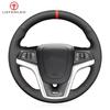 Черный искусственный кожаный красный маркер, сшитый вручную Нескользящий чехол на руль автомобиля для Chevrolet Camaro 2011 2012 2013 2014 2015
