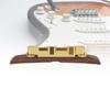 Guitar Bridge Replacement Adjustable Height Metal Rosewood Floating Bridge for Archtop Jazz Guitars