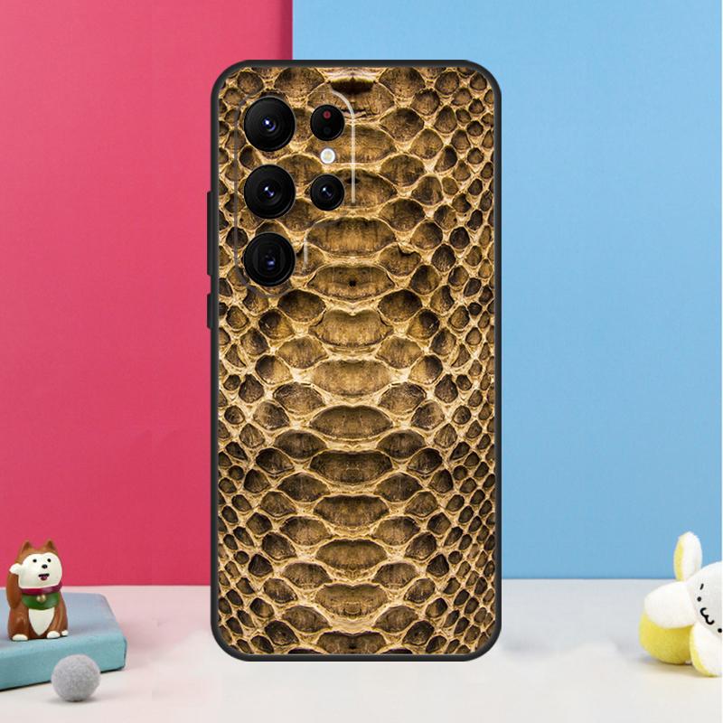 Чехол под змеиную кожу для Samsung Galaxy S26 S23 Ultra S20 S21 S22 S24 S25 Plus S10 S25 FE Задняя крышка