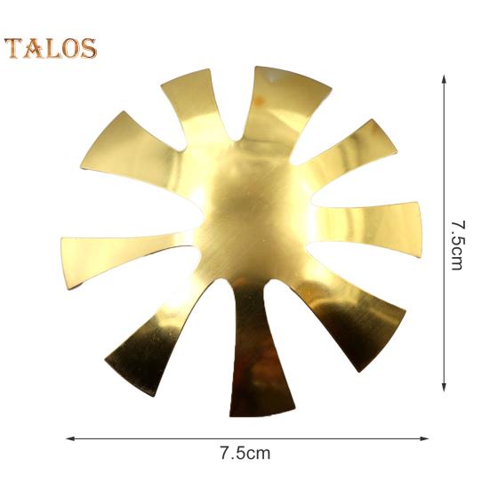 2021 New Nail Beauty Template Irregular DIY Stainless Steel French Nail Plate Model for Beauty