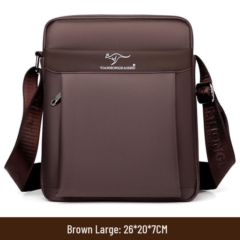 Мужская однолямочная сумка через плечо из холста, Новый 2025 Оксфордский рюкзак для поездок на работу, Компактная персональная портативная сумка