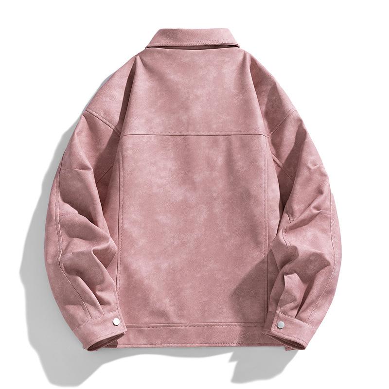 Куртка из искусственной кожи мужская весенняя тенденция мужская одежда пара американская куртка мужская верхняя часть свободное пальто верхняя часть