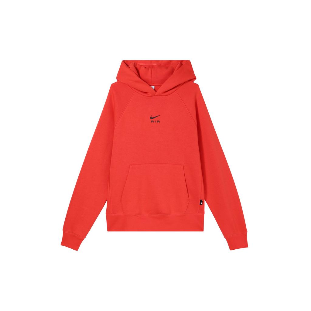 Nike Худи из флиса с логотипом Air Solid для мужчин, худи, светло-красный, темно-красный, FB7208-696