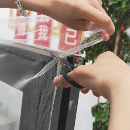 Window Screen Anti-Mosquito Net Well-Ventilated Fine Mesh Easy To Install DIY Window Screen Replacement Parts