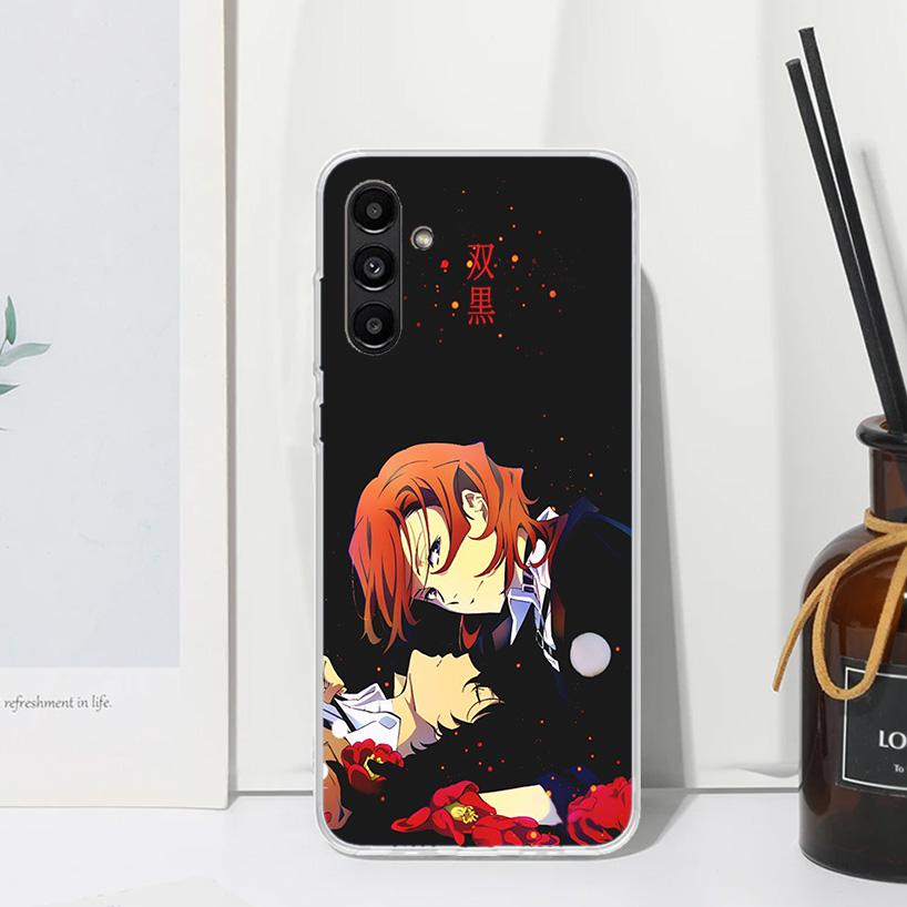 Чехол для телефона Bungo Stray Dogs Double Black для Samsung Galaxy A17 A37 A57 A16 A26 A36 A56 A15 A25 A35 A55 A14 A24 A34 A54 A13 A23