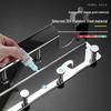 Punch-Free 304 Stainless Steel Hair Dryer Holder: Universal Wall-Mounted Rack for Hotel Bathrooms.