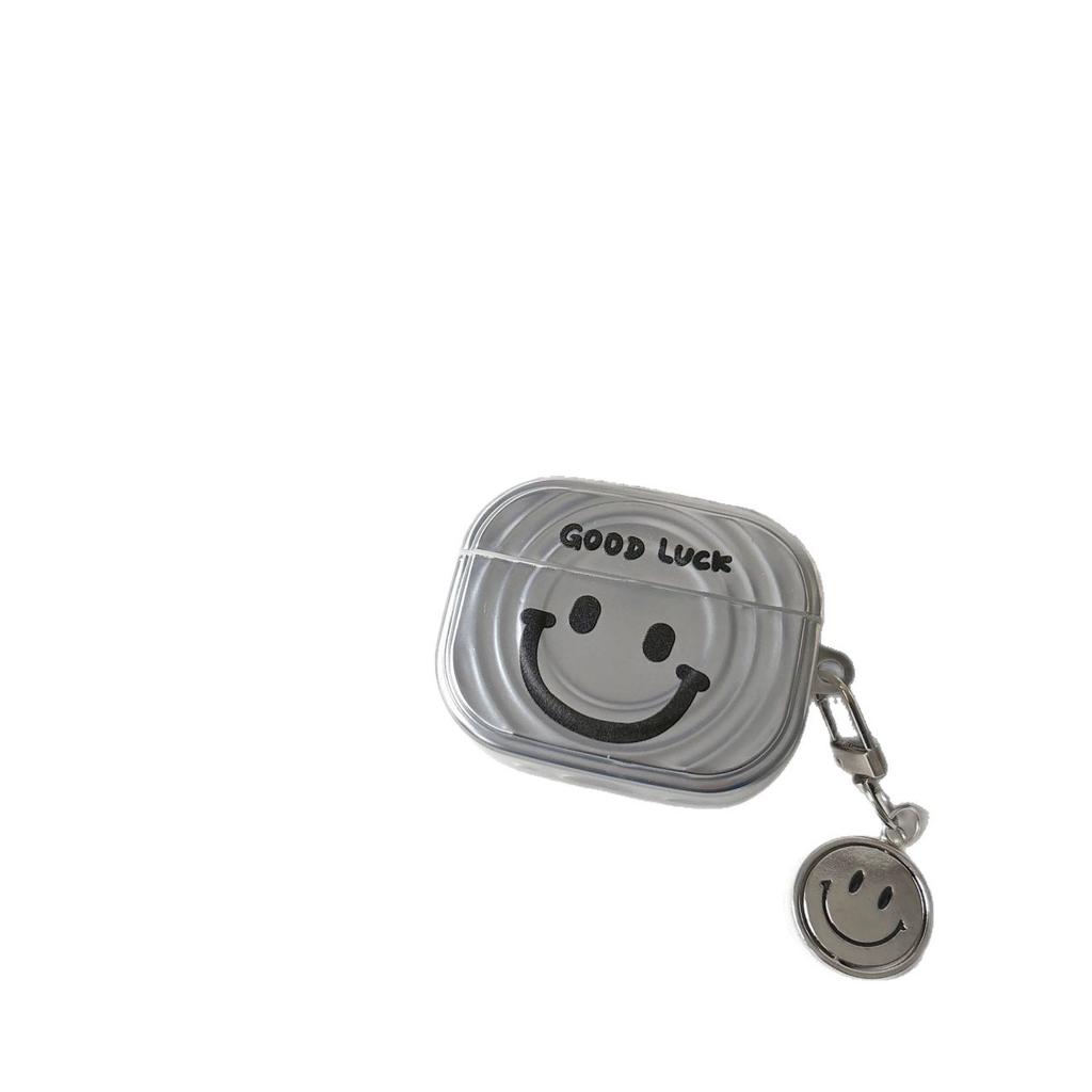Пластиковое покрытие с волнами смайлик для защитного чехла AirPods 1 /1/1 чехол для беспроводных наушников Apple pro1/pro противоударный