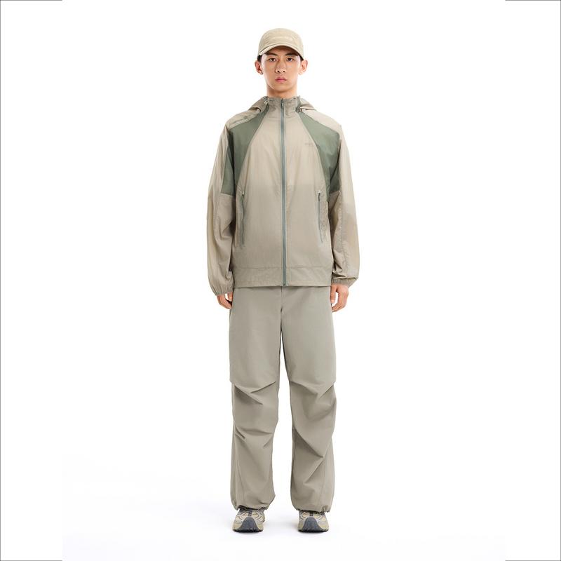 Мужские прочные брюки-карго Li Ning Outdoor CF Tracing Коричнево-серые AYKW109-1