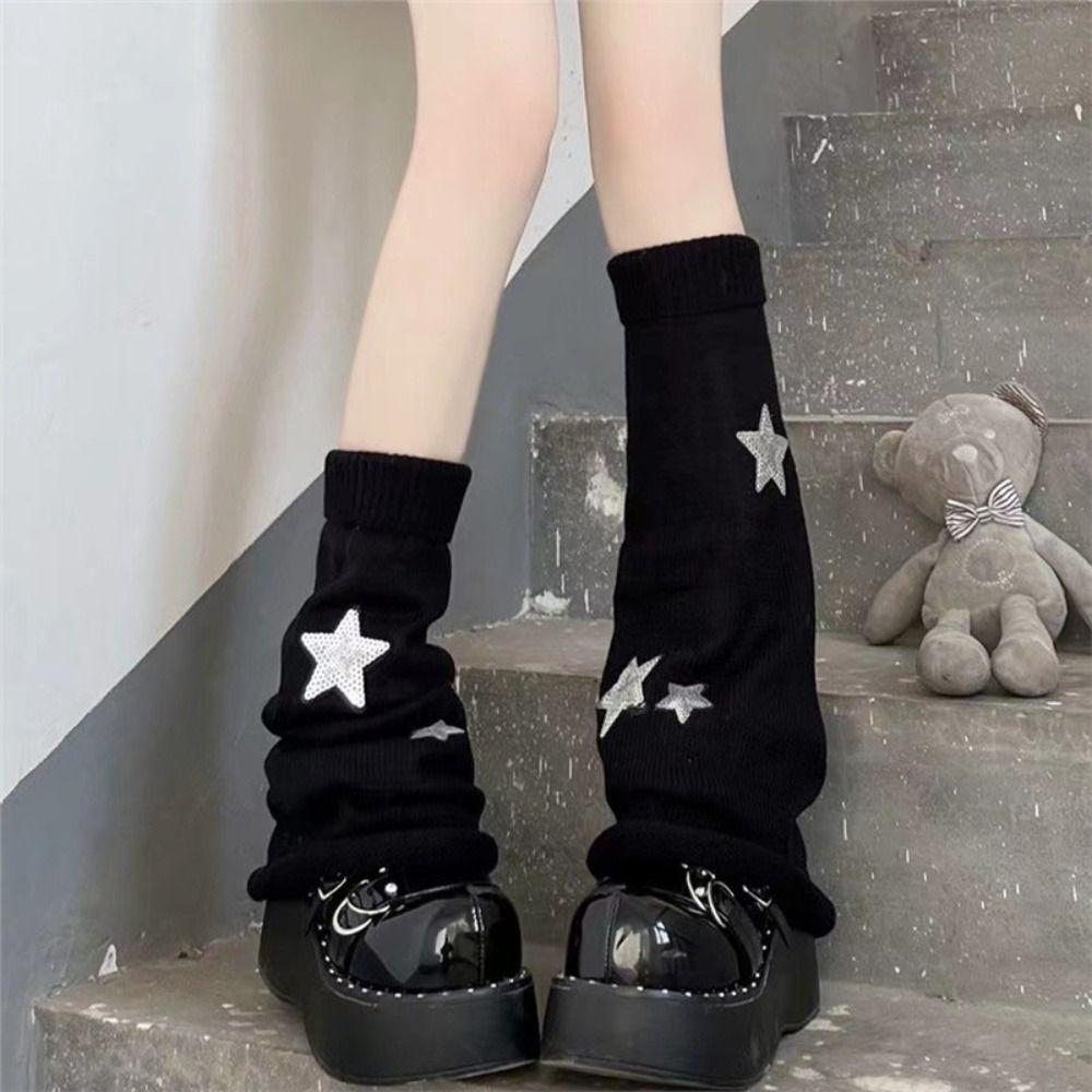Winter Warm Thigh High Stockings Warm Thigh Women Long Socks Knitted Boot Stockings Lolita JK