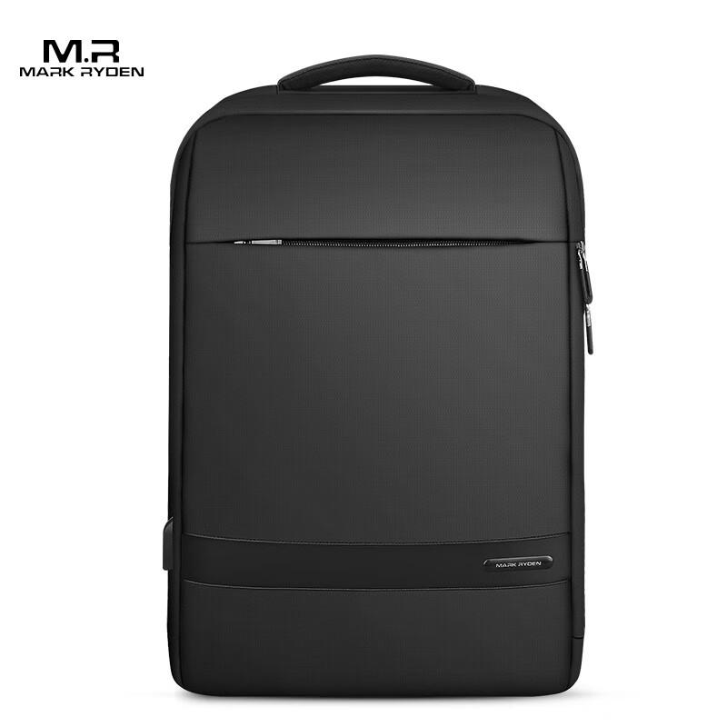 MARK RYDEN Backpack for Men, Commuter Large Capacity Schoolbag, Business Travel Bag, Laptop Bag MR9668 Upgraded Classic Black Versio