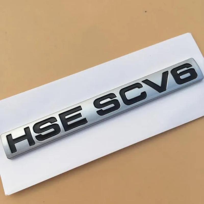 Для Land Range Rover VELAR Discovery SV Autobiography HSE Luxury SCV6 SDV6 SDV8 Si4 бар значок СПОРТИВНАЯ эмблема наклейка на багажник автомобиля