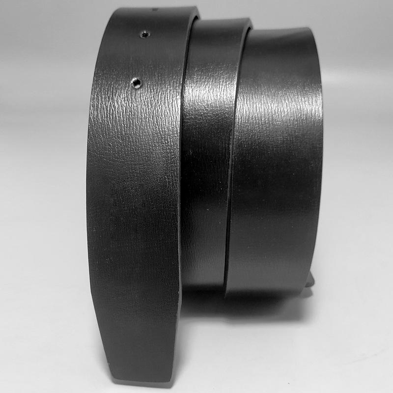 Ремень из натуральной кожи 94-Grain, двухсторонний: 3-дюймовый плоский дизайн с гладкой пряжкой, настраиваемый логотип, горячая распродажа.