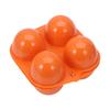 2/4 Grids Camping Holder Foldable Organizer Case Egg Tray Egg Storage Box Portable
