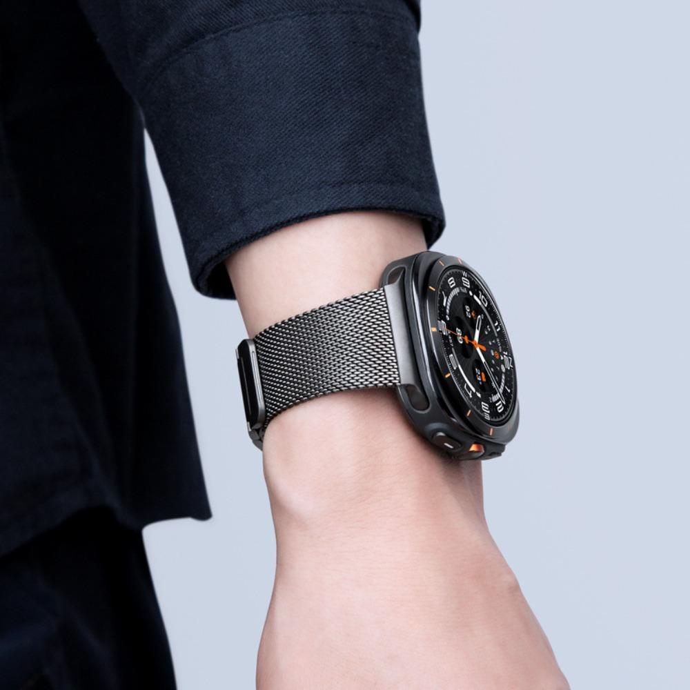 Magnetic Stainless Steel Metal Band for Samsung Galaxy Watch 9 Ultra 2 47mm Replacement Wrist Strap for Watch 9 8 40mm 44mm Watch 8 Classic 46mm