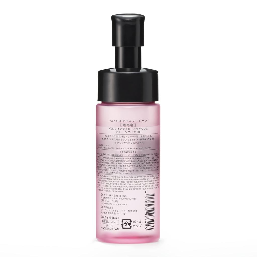 Iroha Iroha Delicate Zone Soap Интимное мыло для умывания с ароматом дамасской розы и герани Тип пены [Тип пены]