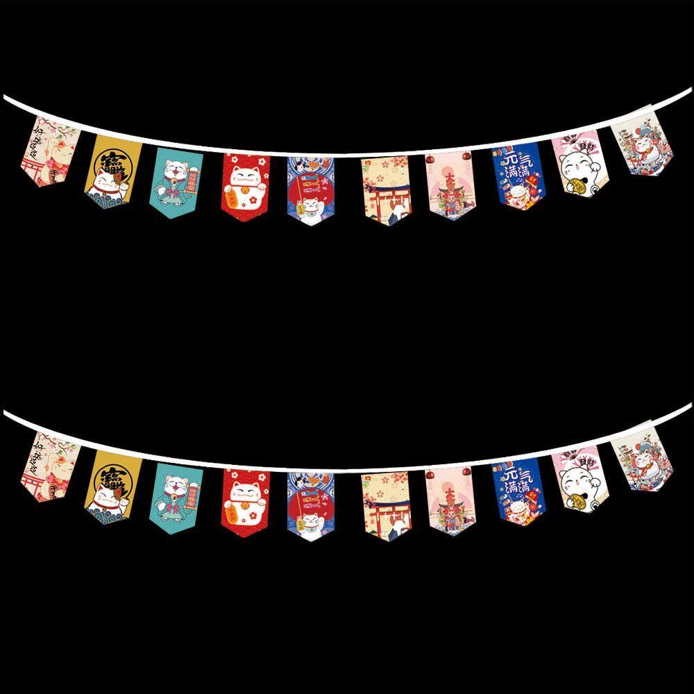 Сашими Рамен Кухня Японский Подвесной Флаг Япония Маленький Цветной Флаг Чайный Дом