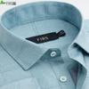 Мужская теплая фланелевая клетчатая рубашка с длинным рукавом FIRS