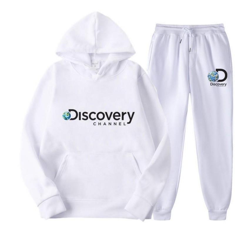 Unisex Hooded Sweatshirt Set With Letter Print Casual Sportswear Winter Running Gym